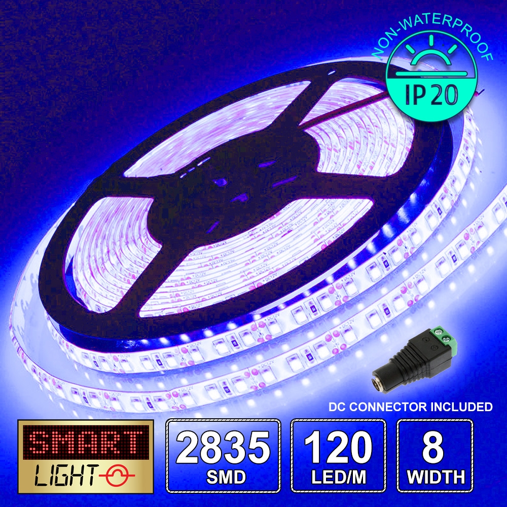 12V/5M Ultra Bright 600 LED Light Strip Sticky Tape SMD 2835 120LED/m 8mm *FAST* - Picture 22 of 31