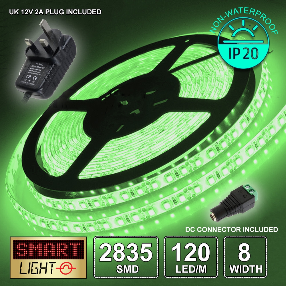 12V/5M Ultra Bright 600 LED Light Strip Sticky Tape SMD 2835 120LED/m 8mm *FAST* - Picture 19 of 31