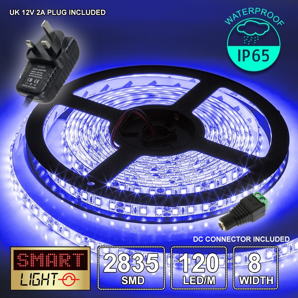 12V/5M Ultra Bright 600 LED Light Strip Sticky Tape SMD 2835 120LED/m 8mm *FAST* - Picture 25 of 31