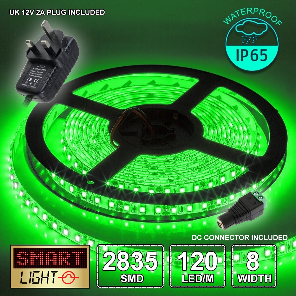 12V/5M Ultra Bright 600 LED Light Strip Sticky Tape SMD 2835 120LED/m 8mm *FAST* - Picture 21 of 31