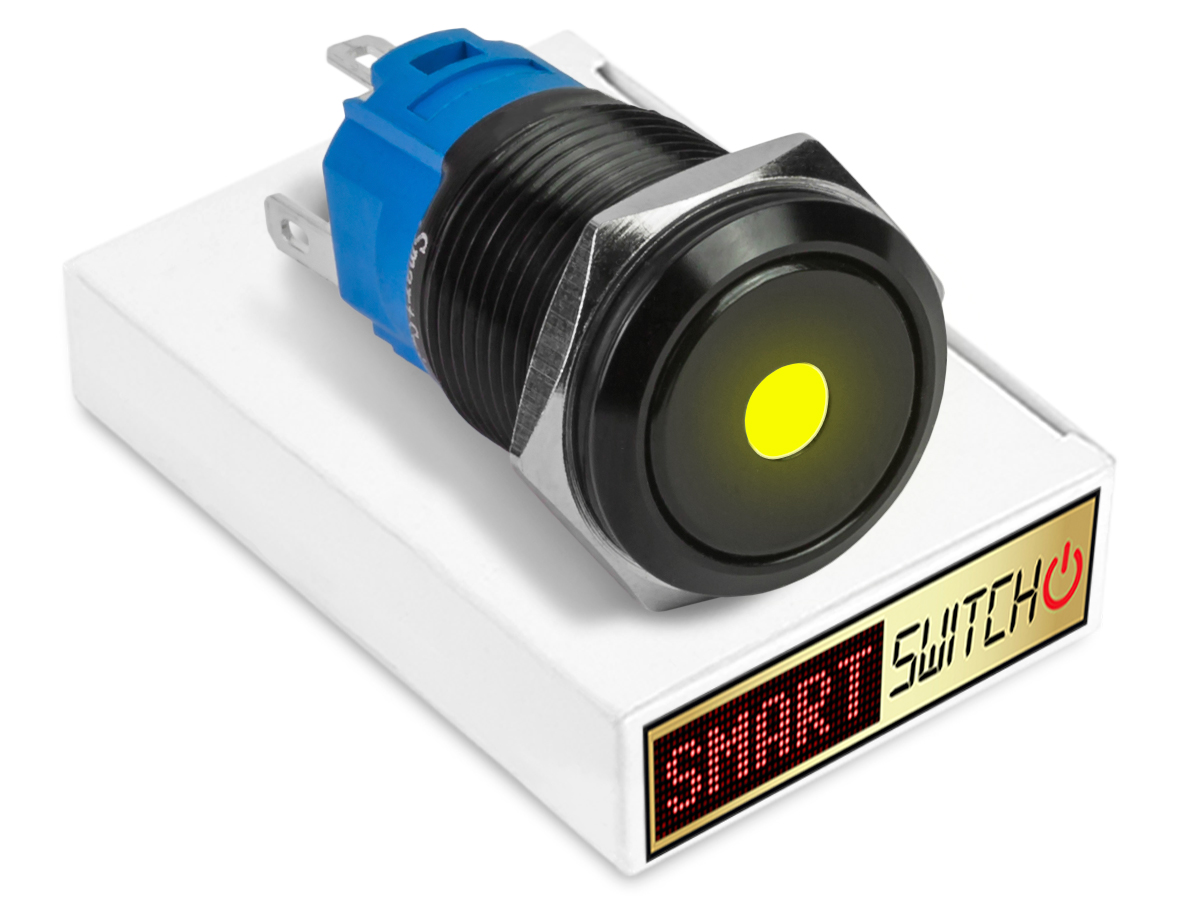 SmartSwitch 12V/24V 19mm IP67 Steel LED Illuminated ON/OFF DOT Button Switch - Picture 12 of 24