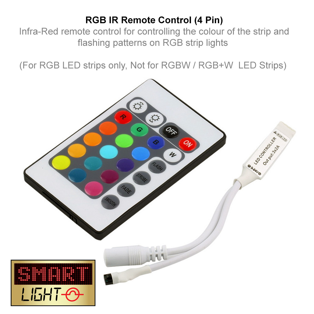 5M 300 LED RGB+Remote Control Light Strip Tape XMAS Kitchen Cabinet Ceiling 12V - Picture 42 of 57