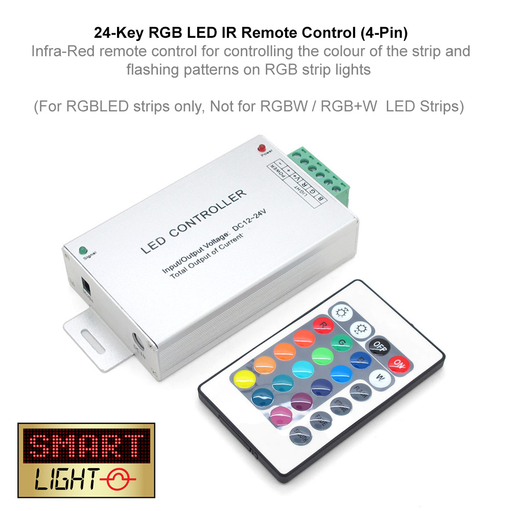 Replacement IR/RF/WiFi Remote Controls for LED Strips 5V 12V 24V USB 2835 5050 … - Picture 8 of 14