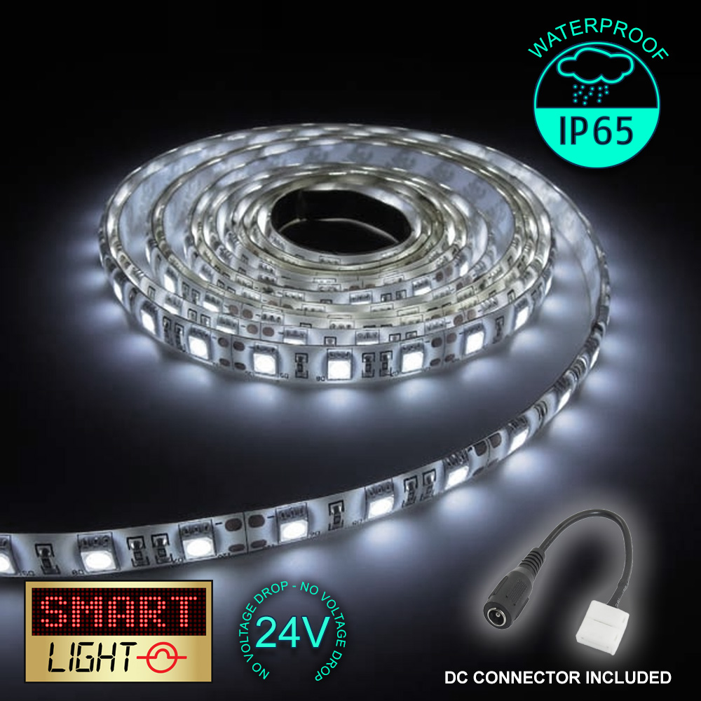 24V 10M 600 LED Strip Light Tape XMAS Cabinet Kitchen Ceiling Flexible SMD 5050 - Picture 16 of 57