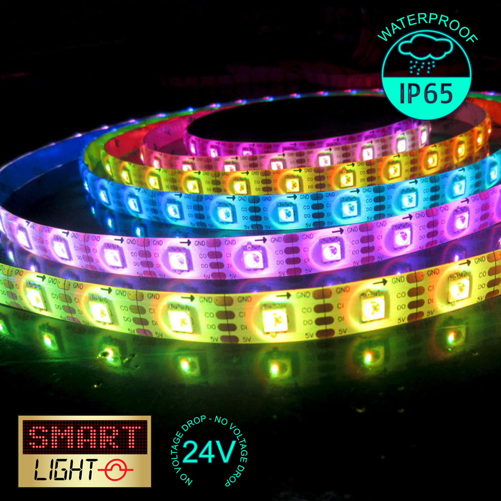 24V 5M 300 LED Strip Light Tape XMAS Cabinet Kitchen Ceiling WATERPROOF SMD 5050 - Picture 41 of 64