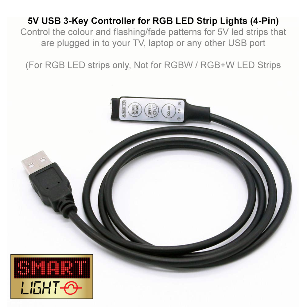 Replacement IR/RF/WiFi Remote Controls for LED Strips 5V 12V 24V USB 2835 5050 … - Picture 4 of 14