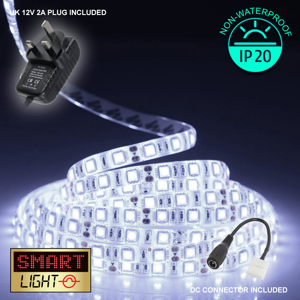 1M 60 LED Strip Light Tape XMAS Cabinet Kitchen Ceiling WATERPROOF 12V SMD 5050 - Picture 13 of 65