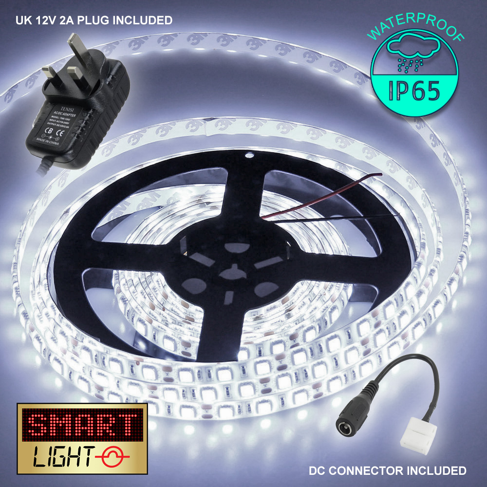 1M 60 LED Strip Light Tape XMAS Cabinet Kitchen Ceiling WATERPROOF 12V SMD 5050 - Picture 15 of 65