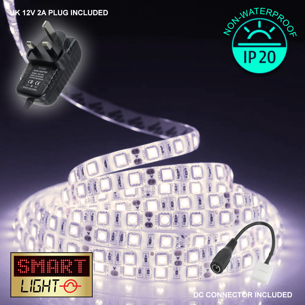 1M 60 LED Strip Light Tape XMAS Cabinet Kitchen Ceiling WATERPROOF 12V SMD 5050 - Picture 10 of 65