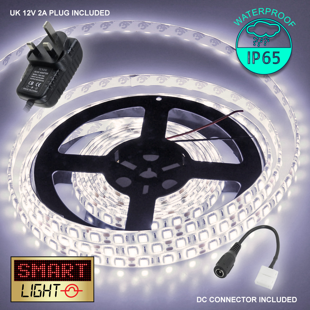 1M 60 LED Strip Light Tape XMAS Cabinet Kitchen Ceiling WATERPROOF 12V SMD 5050 - Picture 12 of 65