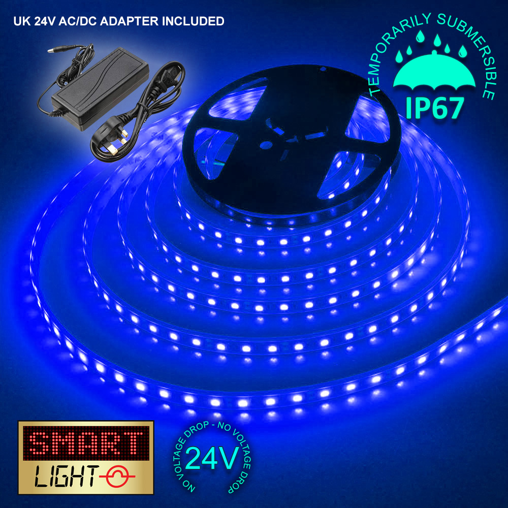 24V 10M 600 LED Strip Light Tape XMAS Cabinet Kitchen Ceiling Flexible SMD 5050 - Picture 34 of 57