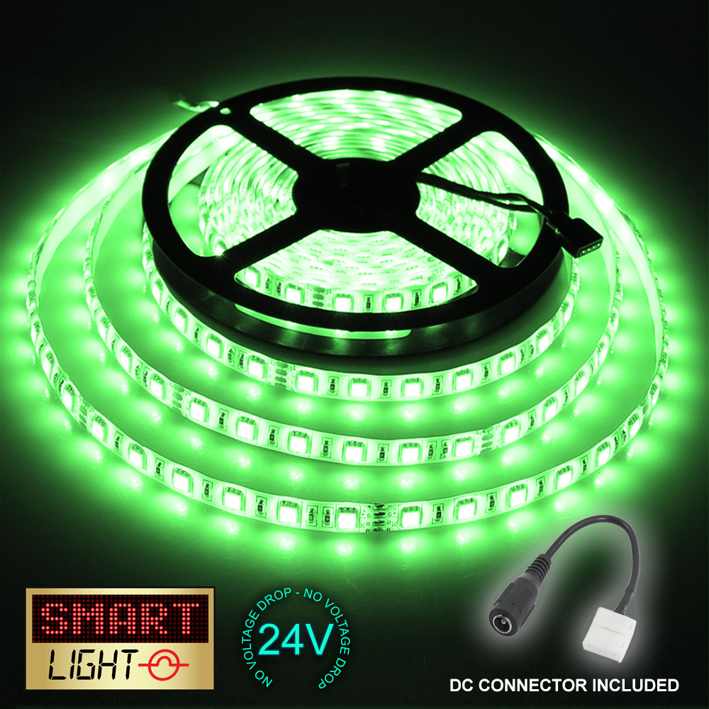 24V 1M 60 LED Strip Light Tape XMAS Cabinet Kitchen Ceiling WATERPROOF SMD 5050 - Picture 15 of 40