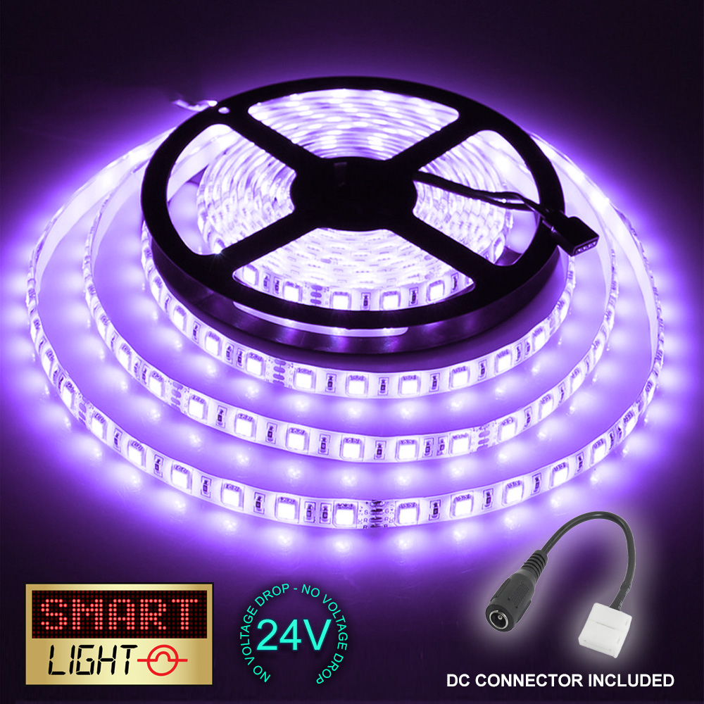 24V 1M 60 LED Strip Light Tape XMAS Cabinet Kitchen Ceiling WATERPROOF SMD 5050 - Picture 21 of 40