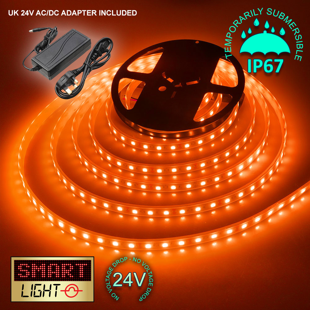 24V 10M 600 LED Strip Light Tape XMAS Cabinet Kitchen Ceiling Flexible SMD 5050 - Picture 26 of 57