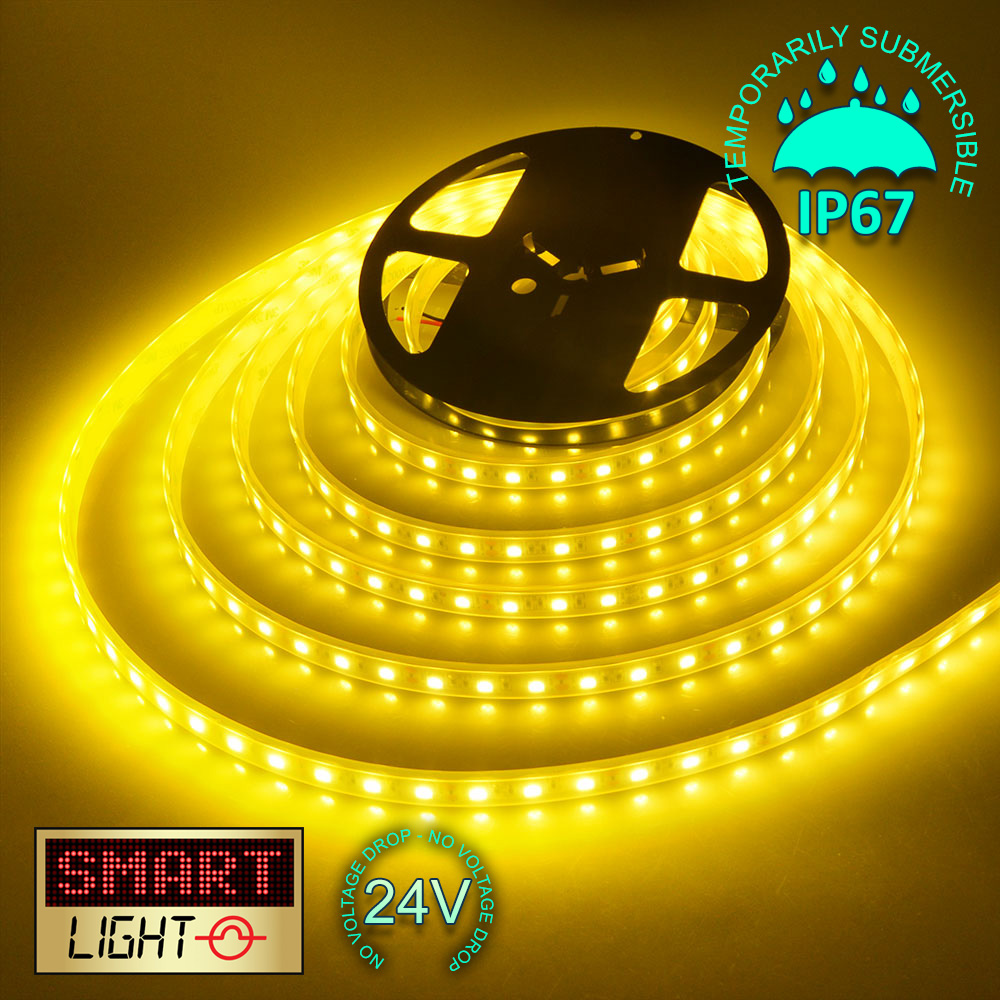 24V 10M 600 LED Strip Light Tape XMAS Cabinet Kitchen Ceiling Flexible SMD 5050 - Picture 21 of 57