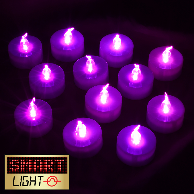 SmartLight Flameless Battery LED Tea Light Candles Tealights Bathroom - Picture 10 of 16