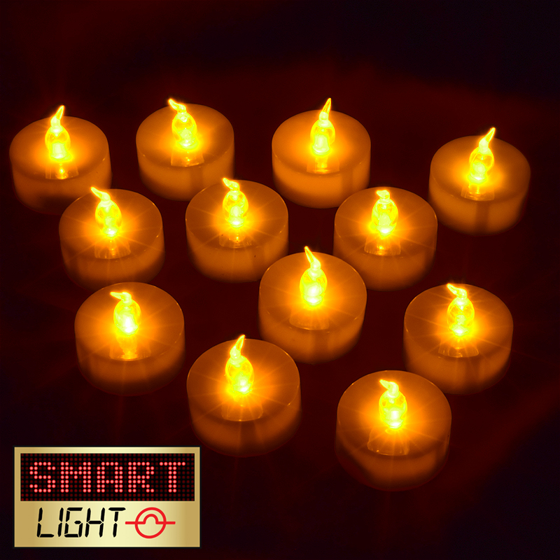 SmartLight Flameless Battery LED Tea Light Candles Tealights Bathroom - Picture 16 of 16