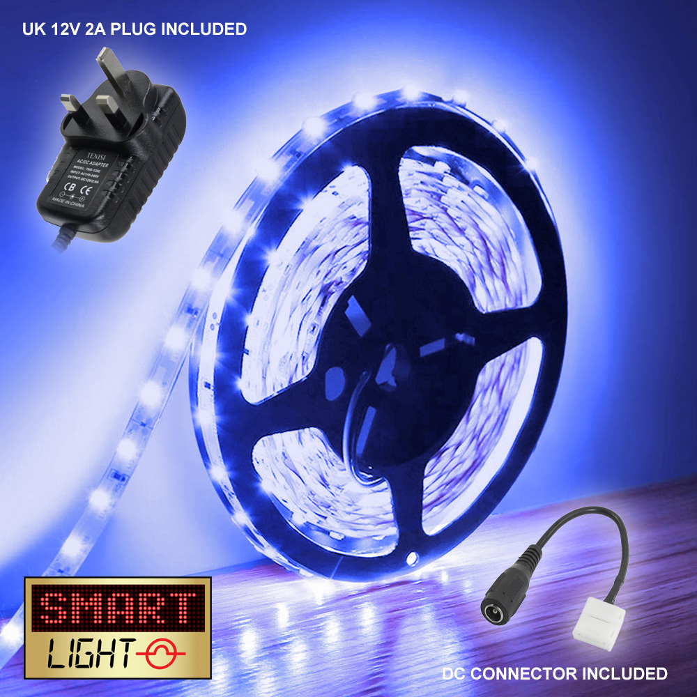 SmartLight 5M 300 LED selbstklebende flexible Lichtleiste 12V SMD 2835 INNEN - Bild 18 von 58