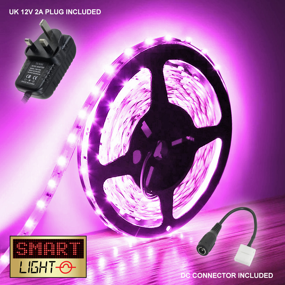 SmartLight 5M 300 LED selbstklebende flexible Lichtleiste 12V SMD 2835 INNEN - Bild 19 von 58