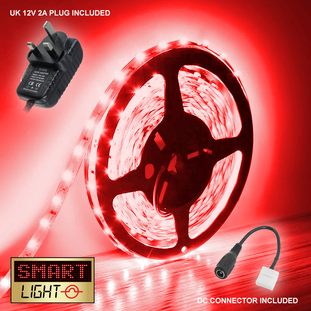 SmartLight 5M 300 LED selbstklebende flexible Lichtleiste 12V SMD 2835 INNEN - Bild 14 von 58