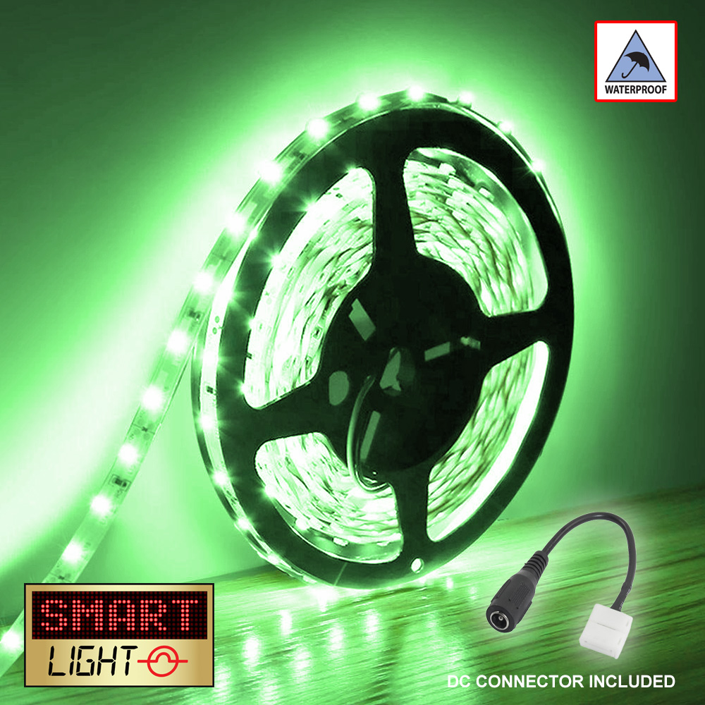 GREEN 5M-10M LED Light Strip Tape XMAS Cabinet Kitchen Lighting WATERPROOF 12V - Picture 9 of 12