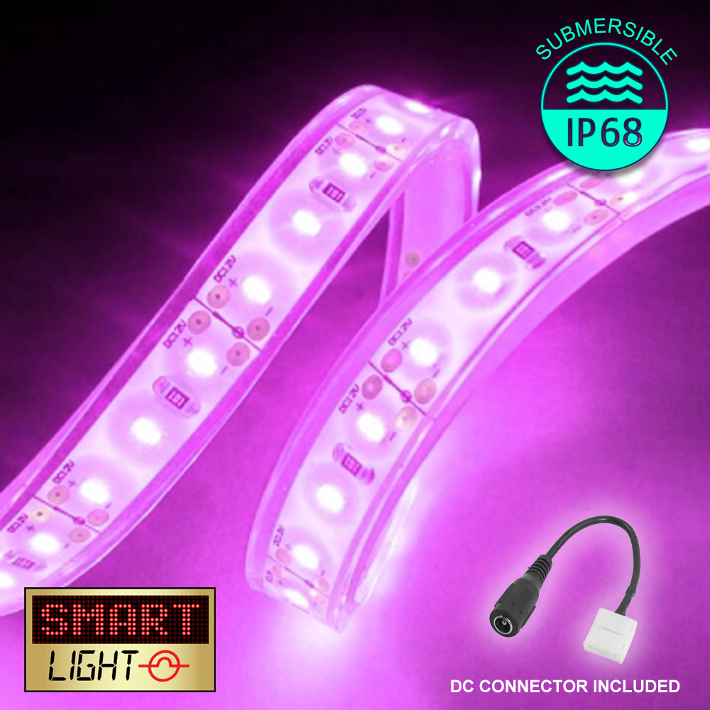 PINK 5M-10M LED Light Strip Tape XMAS Cabinet Kitchen Lighting WATERPROOF 12V - Picture 11 of 12