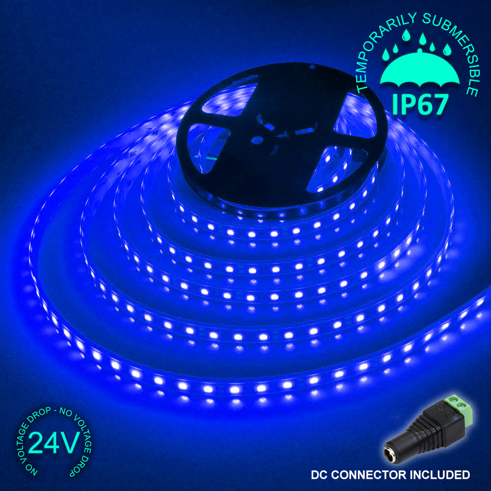 24V 20M 1200 LED Strip Light Tape XMAS Cabinet Kitchen Ceiling Flexible SMD 5050 - Picture 19 of 42