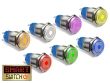 22mm Angel Eye® Dot DPDT / 2NO2NC Stainless Steel Push Button LED Switch (for 19mm Hole)