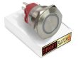 28mm 2NO2NC Stainless Steel ANGEL EYE HALO Momentary LED Switch 12V/3A (25mm Hole) - YELLOW