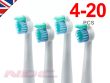 ToothBrush Heads Compatible with Philips SensiFlex HX2014