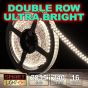 Double-Row Ultra Bright WHITE 12V/5m/1200 LED Light Strip Sticky Tape 240LED/M