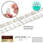 12V/5M SMD 2835 IP20 Non-Waterproof Double Row 16mm Strip 1200 LED (240LED/M) - WARM WHITE