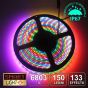 10M (2x5M) 6803 Dream Colour RGB LED Light Strip Tape+Remote+UK Plug 12V/IP67