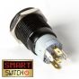 SmartSwitch 19mm 12v/24V POWER LED Black Momentary Illuminated Switch