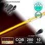 24V/5M YELLOW COB Continuous LED Strip Tape IP20/1400 LED with 24V AC Adaptor