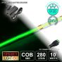 24V/5M GREEN COB Continuous LED Strip Tape IP20/1400 LED with 24V AC Adaptor