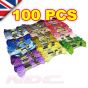 Pack of 100 Mixed Colour Cotton Sewing Skeins