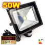 L859 -- SmartLight Cool White LED Flood Light with PIR UK PLUG - 50W