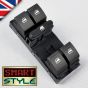 SmartStyle Black Window Switch for SEAT (Replace: 1K4 959 857 B)