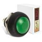 10 x SmartSwitch SPST 12mm Round Momentary Plastic Button - GREEN