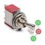 5 x SmartSwitch Mini 6mm 3-Pin 3A SPDT ON - OFF - ON Metal Toggle Switch