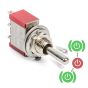 10 x SmartSwitch Mini 6mm 3-Pin 3A SPDT (ON) - OFF - (ON) Momentary Metal Toggle Switch