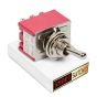 SmartSwitch Mini 17mm 9-Pin 2A 3PDT ON - OFF - ON Metal Toggle Switch