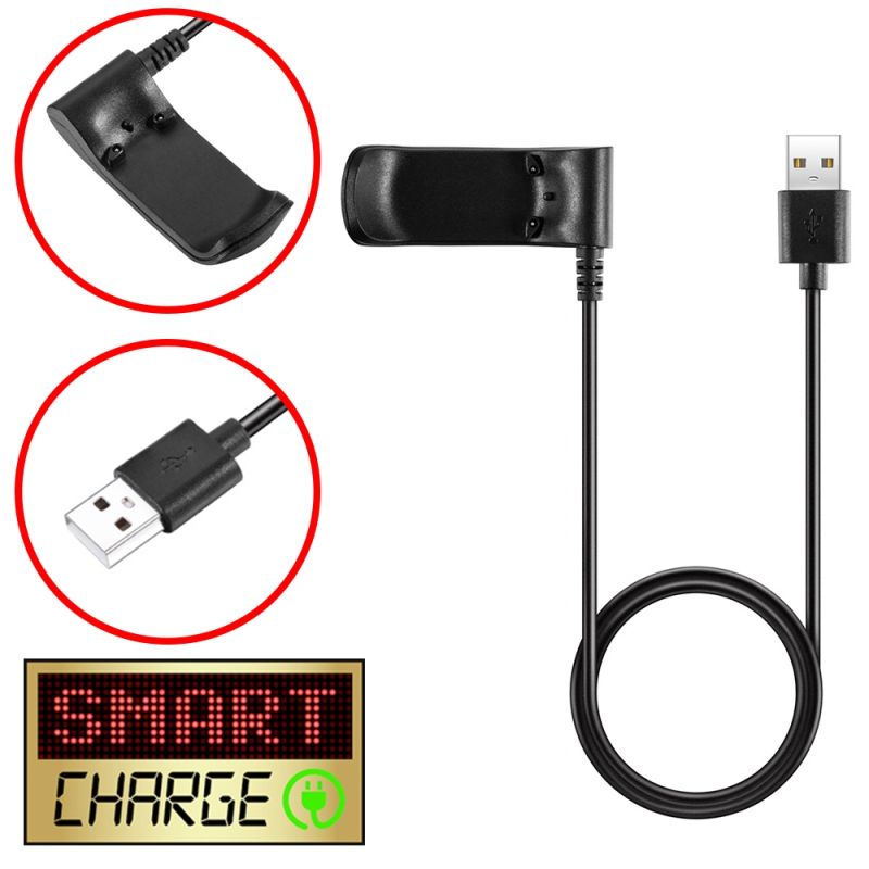 SmartCharge 1M USB Charging/Data Cable/Clip For Garmin Forerunner 610