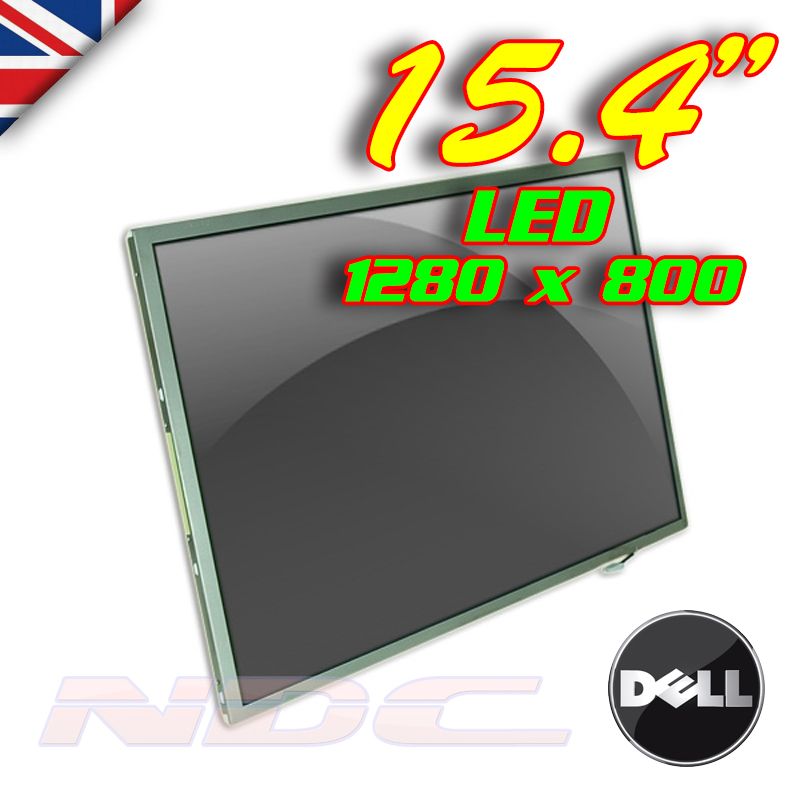 LCD191 -- Dell 15.4" Laptop LCD Screen LED Glossy WXGA - 0H709H - B154EW09 V.2