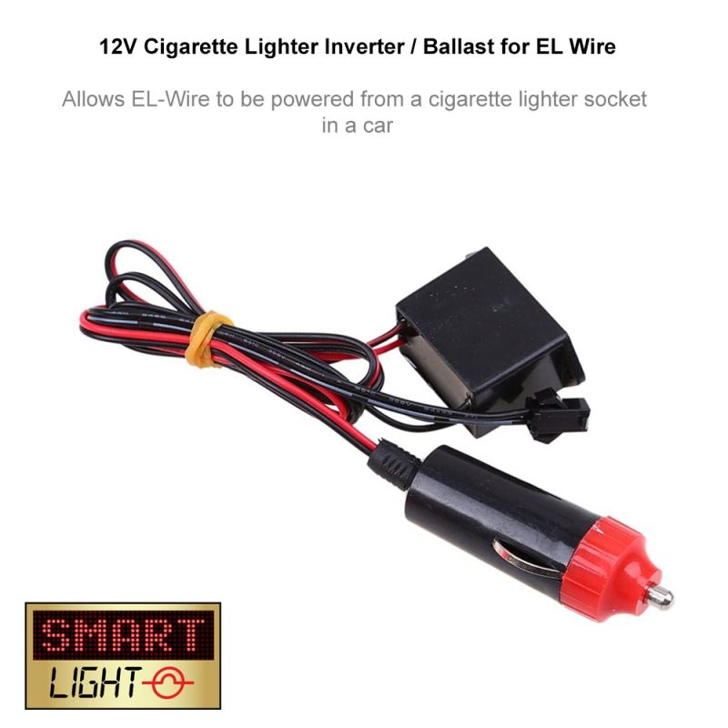 12V Cigarette Lighter Inverter / Ballast for EL Wire