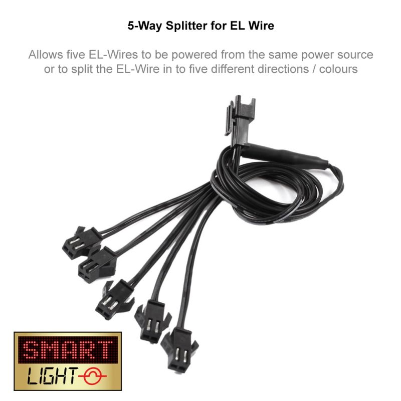 5-Way Splitter for EL Wire