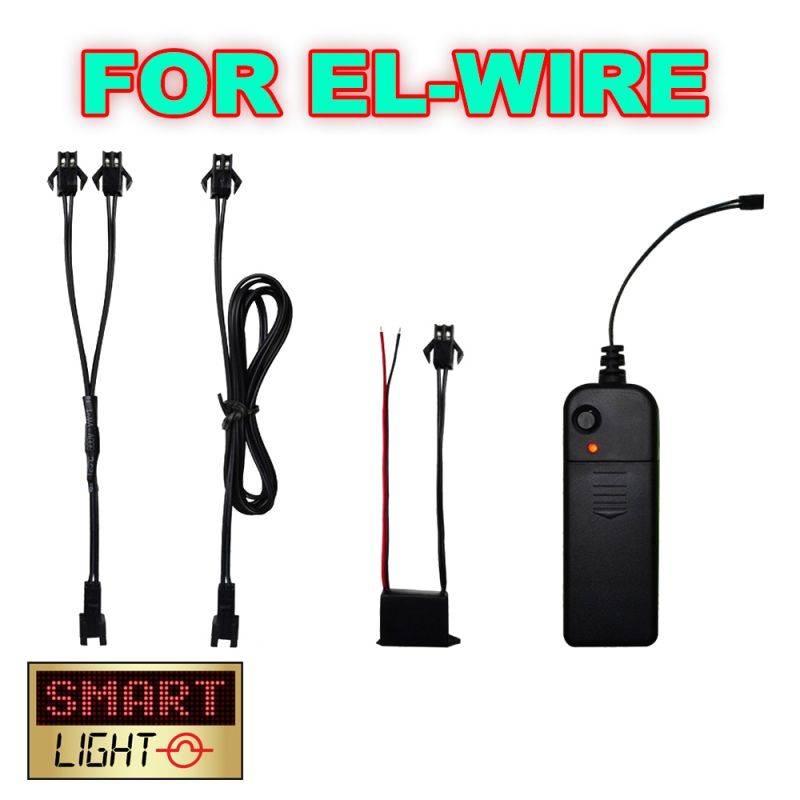EL Wire 2/3 Way Splitter, Controller, 3V/5V/12V/USB/Battery Inverter and Ballast
