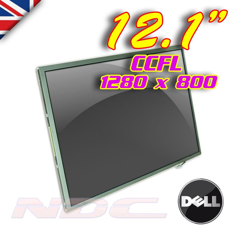 LCD008 -- Dell XPS M1210 12.1" Laptop LCD Screen CCFL Glossy WXGA - JF298
