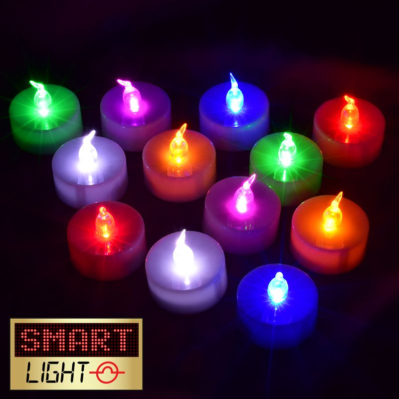 COLOUR CHANGING Flameless Flickering LED Tealights